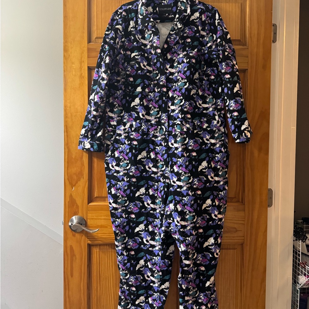 Wildfang Essential Long Sleeve Coverall Jumpsuit 1X - fun!